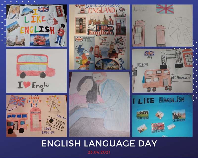 Plakaty na Dzień Języka Angielskiego