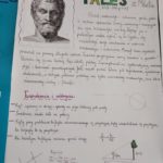 Plakat dotyczący Talesa z Miletu