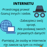 Zasady bezpiecznego korzystania z Internetu