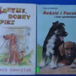 Książki "Kaktus dobry pies" oraz "Reksio i Pucek i inne opowiadania"