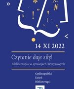 Ogólnopolski Dzień Biblioterapii 2022 plakat