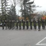 Miejskie obchody Narodowego Święta Niepodległości - żołnierze oddają salwę honorową