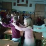 Andrzejki w klasie II b - taniec dzieci