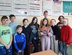 Klasa V b uczestniczyła w ogólnopolskiej akcji "Cała Polska czyta na głos"