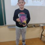 Uczen nagrodzony w Szkolnym Konkursie Ortograficznym dla klas trzecich