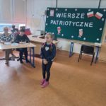 Recytacja wierszy patriotycznych w klasach I - III