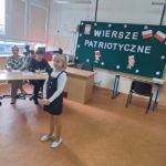 Recytacja wierszy patriotycznych w klasach I - III