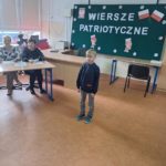 Recytacja wierszy patriotycznych w klasach I - III