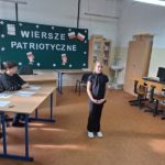 Recytacja wierszy patriotycznych w klasach I - III