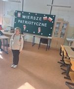 Recytacja wierszy patriotycznych w klasach I - III