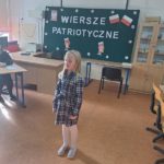 Recytacja wierszy patriotycznych w klasach I - III