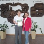 Anita Witkowska z opiekunem p. L. Łepkowską