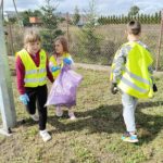Akcja "Sprzątanie Świata" z klasą II b i II d