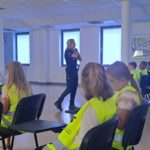 Klasa II a z wizytą na Komendzie Powiatowej Policji w Grajewie