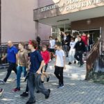 Trening ewakuacyjny w „Czwórce”