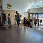 Trening ewakuacyjny w „Czwórce”