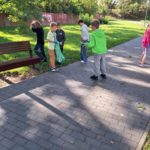 Akcja "Sprzątanie Świata" z klasą II b i II d