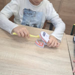 Uczniów klasy I a, I d i II a odwiedziły panie higienistki z Przychodni Stomatologicznej „Dentur”.