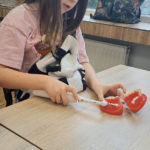 Uczniów klasy I a, I d i II a odwiedziły panie higienistki z Przychodni Stomatologicznej „Dentur”.