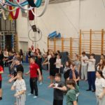 Nietypowa lekcja WF klas VII a i VII b w Strefie Wysokich Lotów