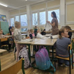 Uczniów klasy I a, I d i II a odwiedziły panie higienistki z Przychodni Stomatologicznej „Dentur”.