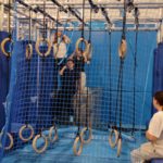 Nietypowa lekcja WF klas VII a i VII b w Strefie Wysokich Lotów