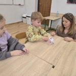 Uczniów klasy I a, I d i II a odwiedziły panie higienistki z Przychodni Stomatologicznej „Dentur”.