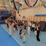 Nietypowa lekcja WF klas VII a i VII b w Strefie Wysokich Lotów