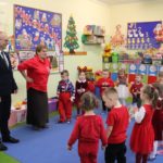 Burmistrz Miasta odwiedził dziś nasze przedszkolaki