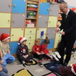 Burmistrz Miasta odwiedził dziś nasze przedszkolaki