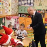 Burmistrz Miasta odwiedził dziś nasze przedszkolaki