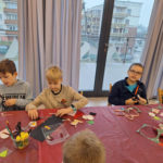 Warsztaty bożonarodzeniowe klasy II d w Muzeum Mleka.