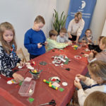 Warsztaty bożonarodzeniowe klasy II d w Muzeum Mleka.