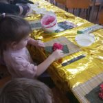 Warsztaty sushi w grupie „Słoneczka”