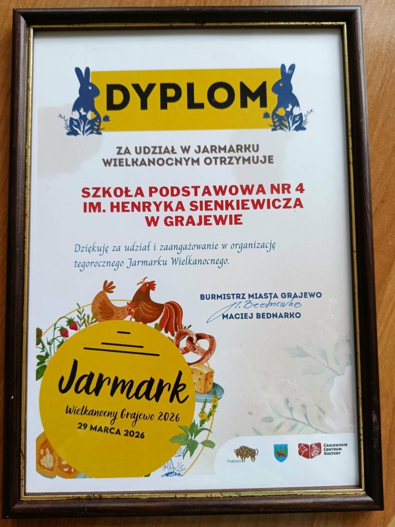 SP 4 na Jarmarku Wielkanocnym w Grajewie