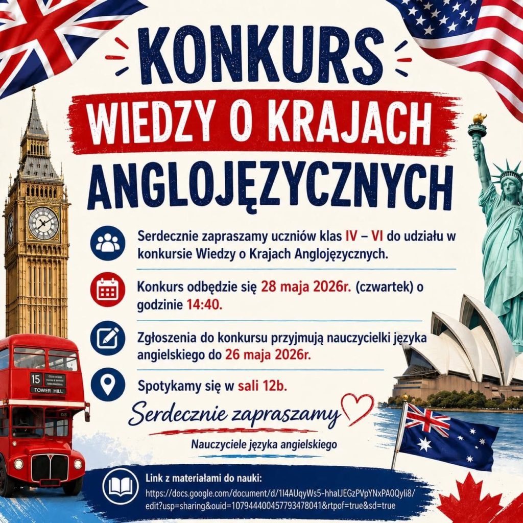 Konkurs Wiedzy o Krajach Anglojęzycznych