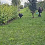 Wolontariusze ze Szkoły Podstawowej nr 4 wzięli udział w akcji porządkowania przestrzeni publicznej.