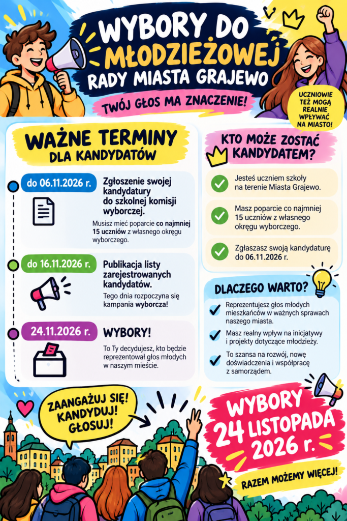 Wybory do Młodzieżowej Rady Miasta Grajewo