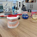 Zajęcia z edukacji zdrowotnej w klasie Va z udziałem pracownic gabinetu stomatologicznego „Dentur” w Grajewie